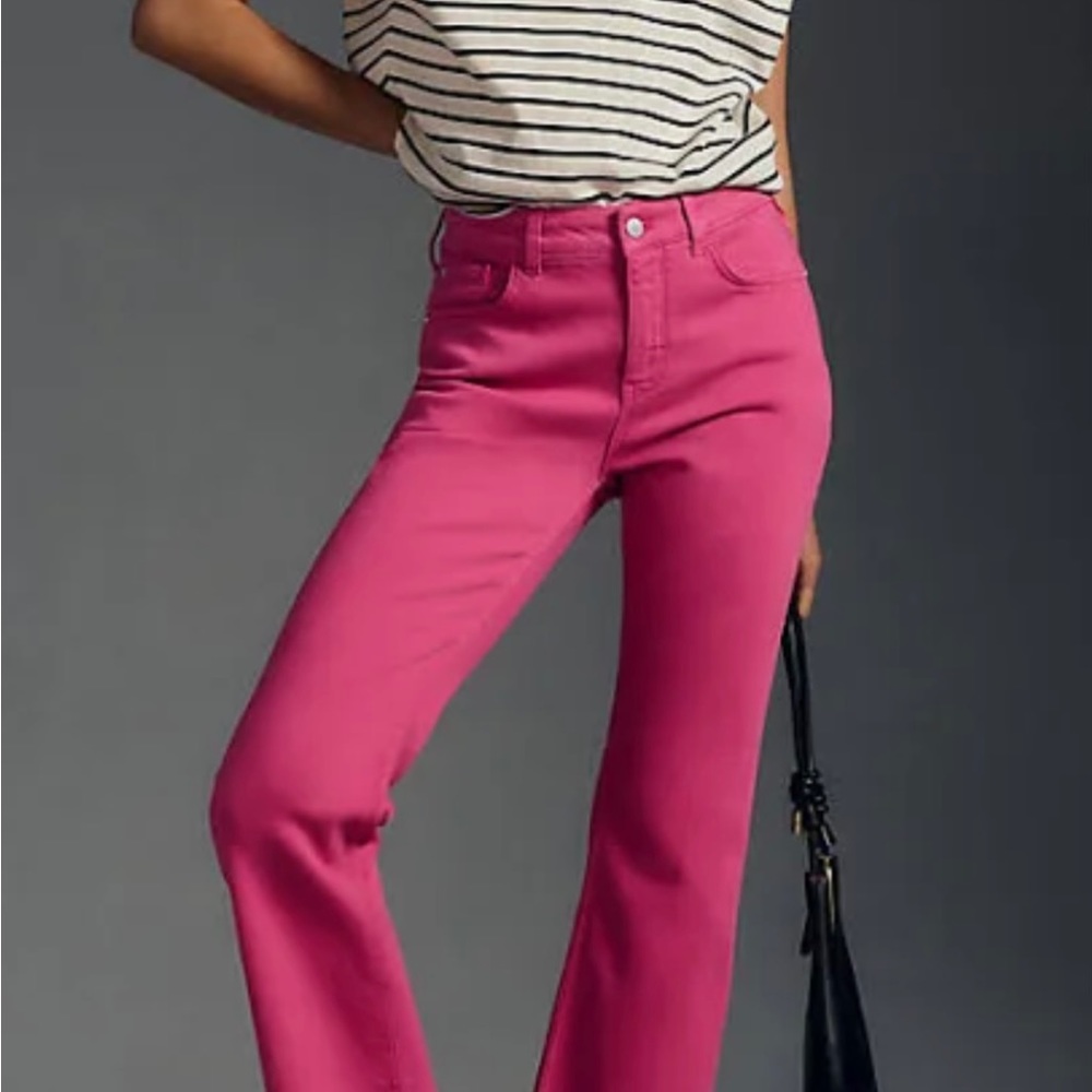 Women's Pilcro The Yaya Mid-Rise Crop Flare Jeans